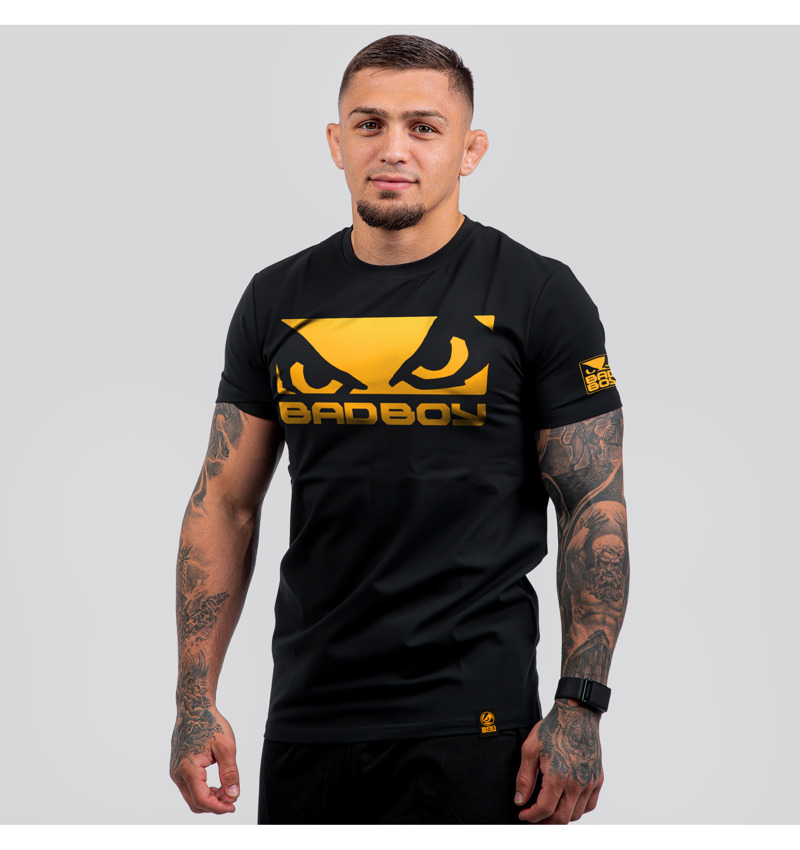 BAD BOY eyes t-shirt - black/gold